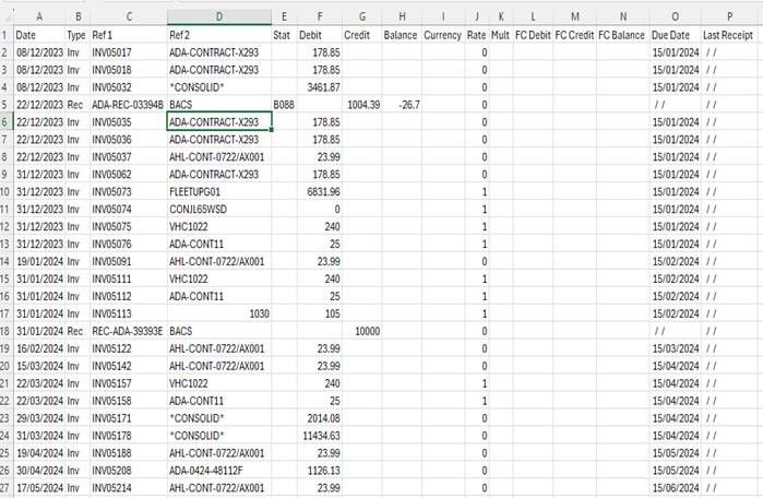 excel copy data