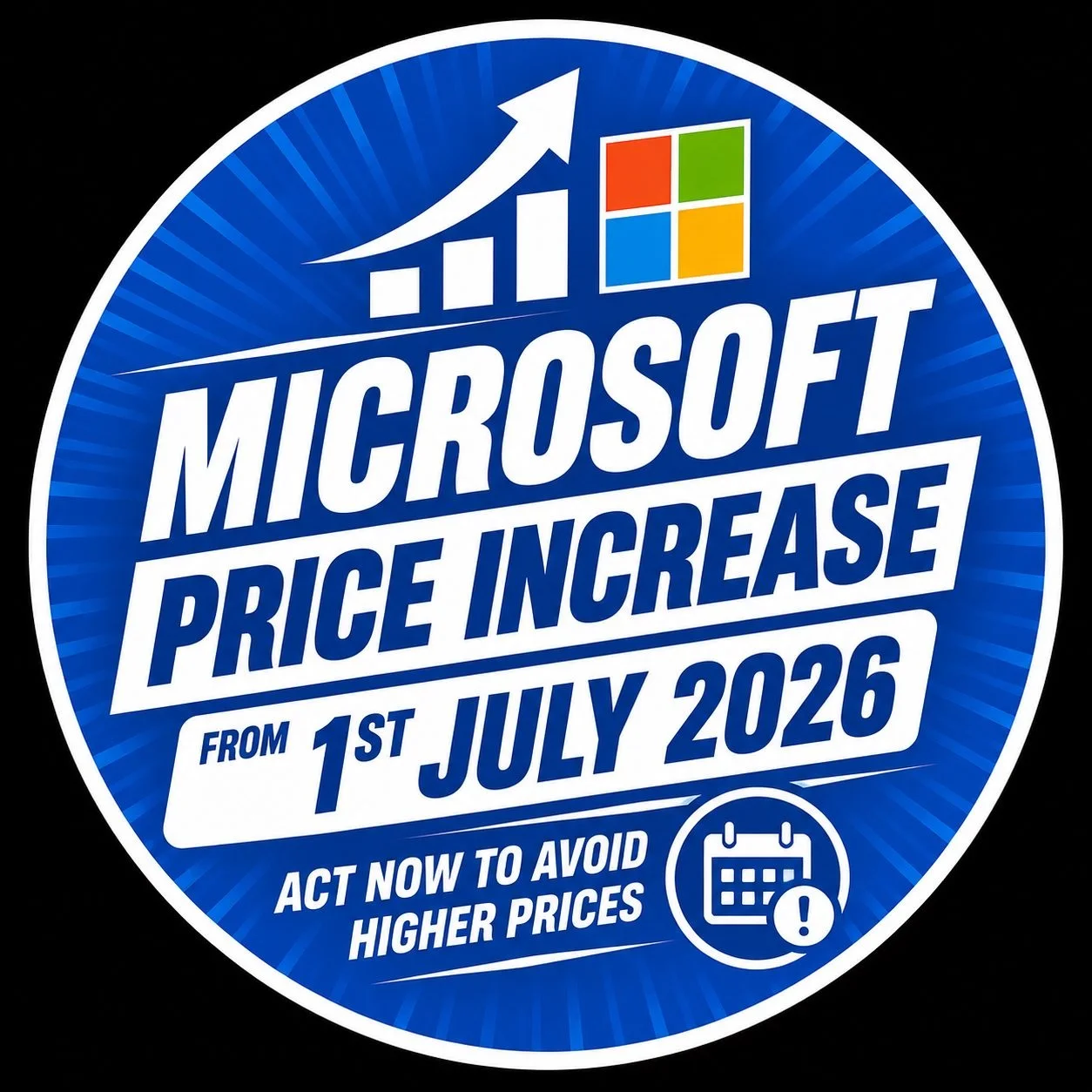 ms price increase badge